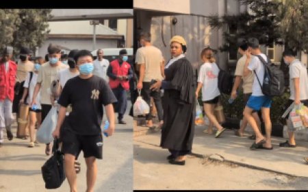 EFCC Arraigns 11 Chinese Nationals for Alleged Cyber-Terrorism & Internet Fraud in Lagos
