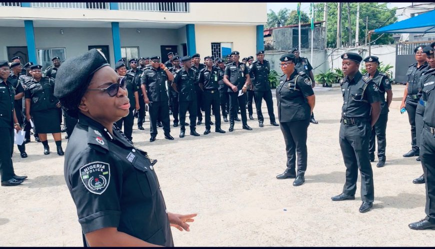 Lagos PSFU Commissioner Leads Dress Code Compliance Inspection Across Police Units