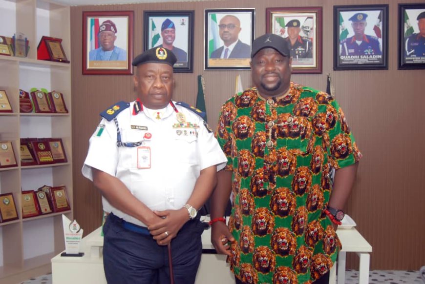 Kreeno CEO Visits NSCDC Oyo: Strengthening Partnership Against Financial Crimes