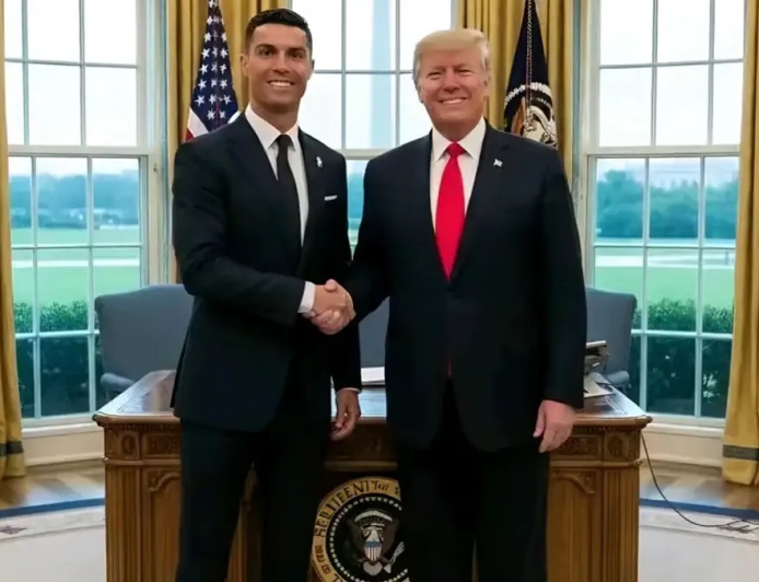 Cristiano Ronaldo Attends White House Dinner With Trump and Mohammed bin Salman During Washington Visit