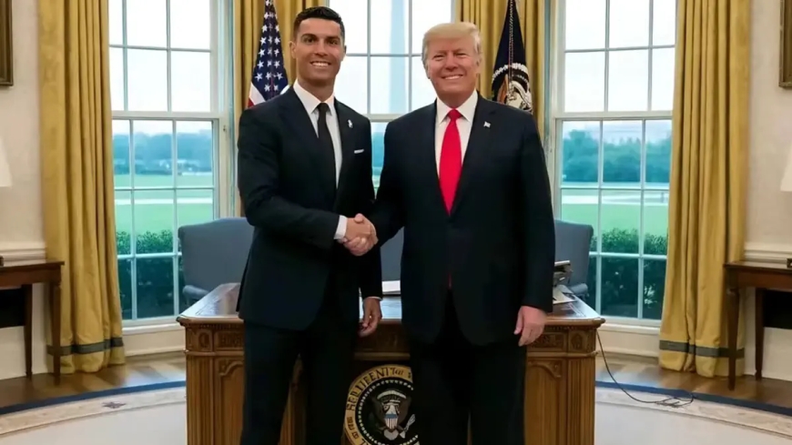 Cristiano Ronaldo Attends White House Dinner With Trump and Mohammed bin Salman During Washington Visit