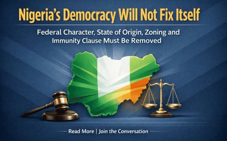 Nigeria’s Democracy Will Not Fix Itself: Why Young Citizens Must Hold Power Accountable