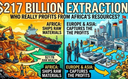 $217 Billion Extraction: How Africa Ships Raw Wealth While Europe and Asia Capture the Profits