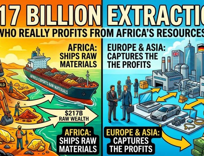 $217 Billion Extraction: How Africa Ships Raw Wealth While Europe and Asia Capture the Profits