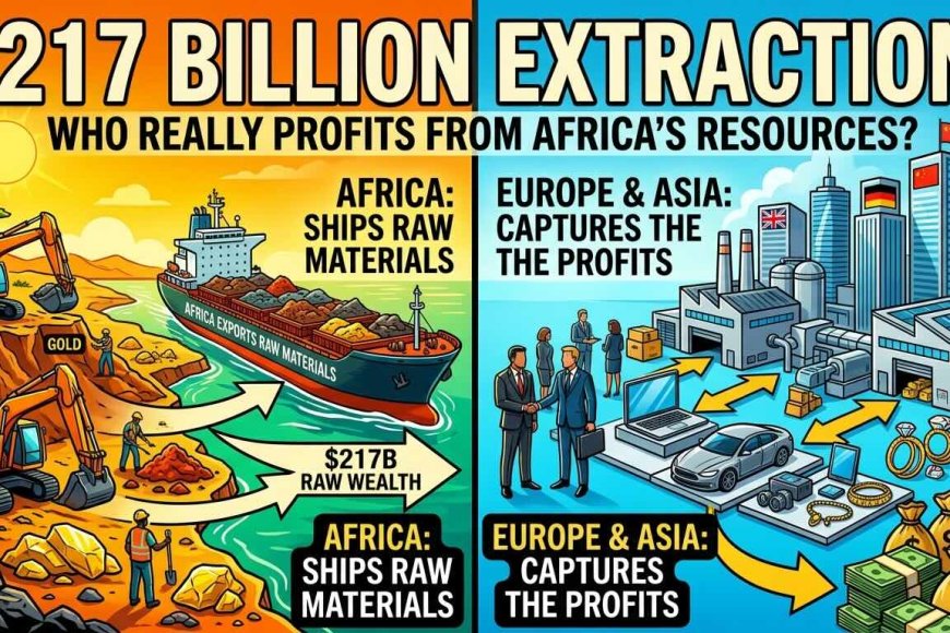 $217 Billion Extraction: How Africa Ships Raw Wealth While Europe and Asia Capture the Profits