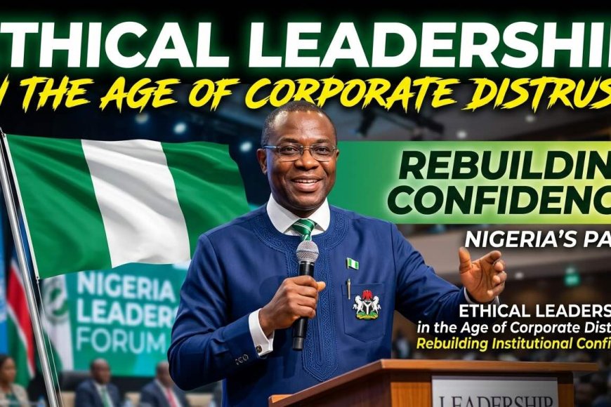 Ethical Leadership in the Age of Corporate Distrust: Rebuilding Institutional Confidence