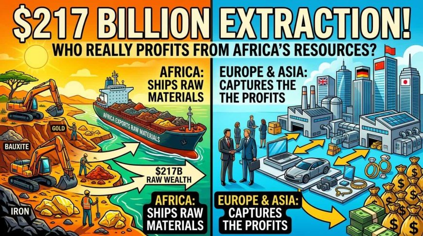 $217 Billion Extraction: How Africa Ships Raw Wealth While Europe and Asia Capture the Profits
