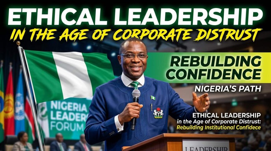 Ethical Leadership in the Age of Corporate Distrust: Rebuilding Institutional Confidence