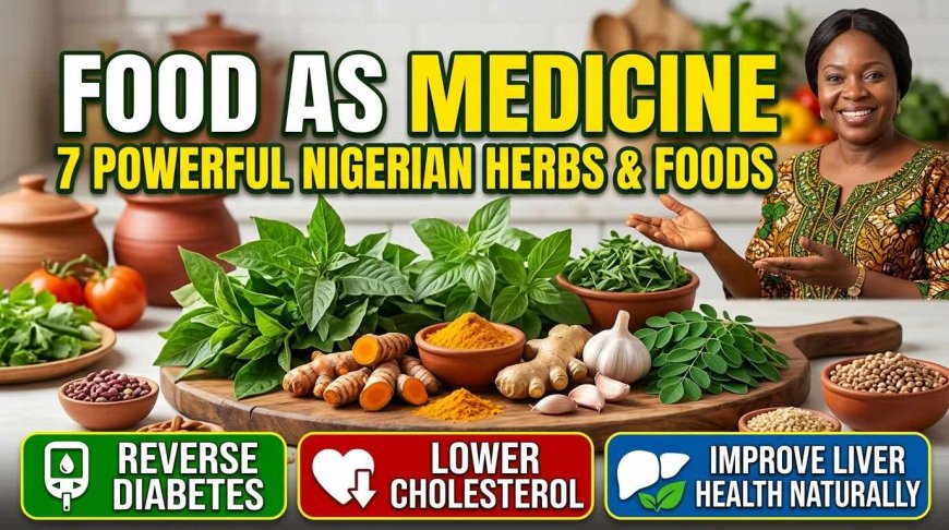 Food as Medicine: 7 Powerful Foods to Reverse Diabetes, Lower Cholesterol, and Improve Liver Health Naturally