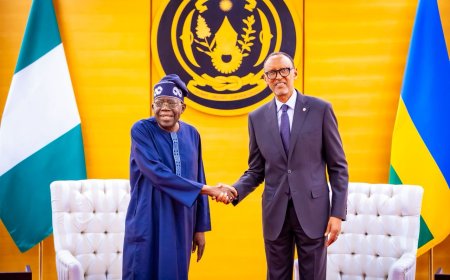 Tinubu and Kagame Strengthen Nigeria–Rwanda Relations Ahead of Africa CEO Forum 2026