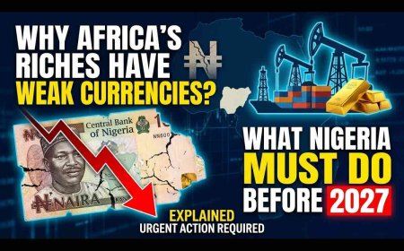 Why Africa’s Richest Nations Have Weak Currencies - What Nigeria Must Do Before 2027