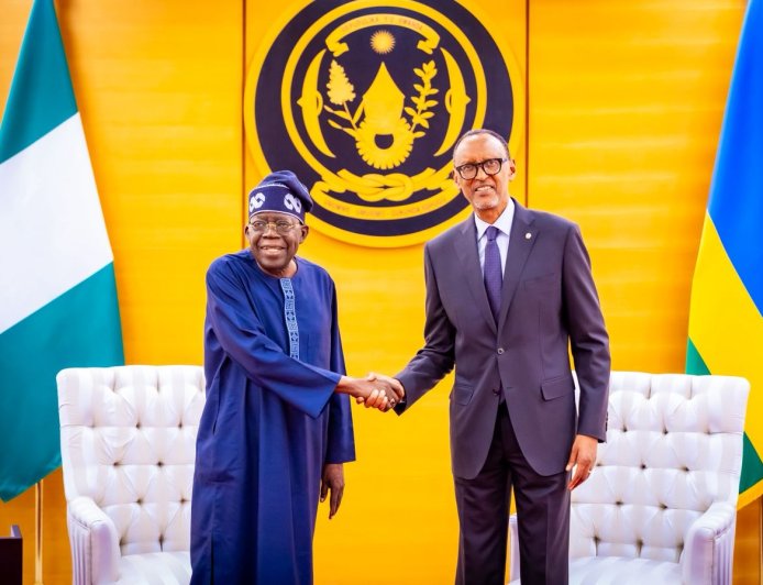Tinubu and Kagame Strengthen Nigeria–Rwanda Relations Ahead of Africa CEO Forum 2026