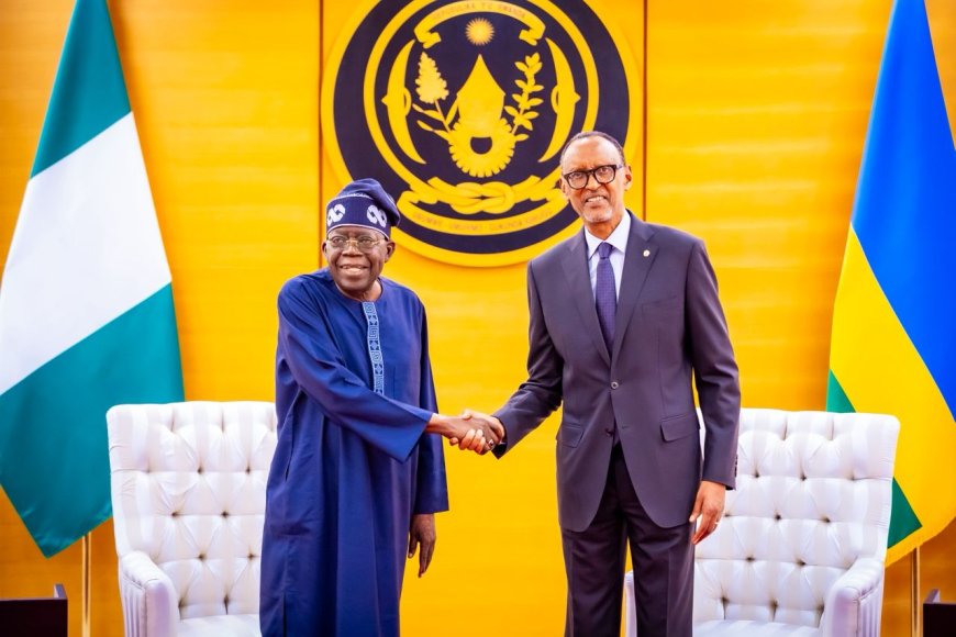Tinubu and Kagame Strengthen Nigeria–Rwanda Relations Ahead of Africa CEO Forum 2026