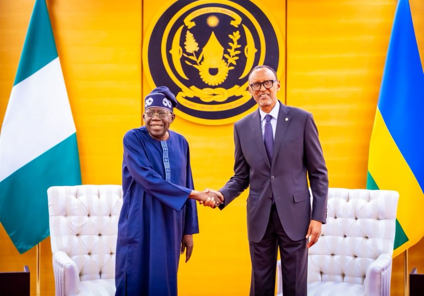 Tinubu and Kagame Strengthen Nigeria–Rwanda Relations Ahead of Africa CEO Forum 2026