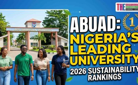 ABUAD Sets New Benchmark as Nigeria's Top University in 2026 Sustainability Rankings