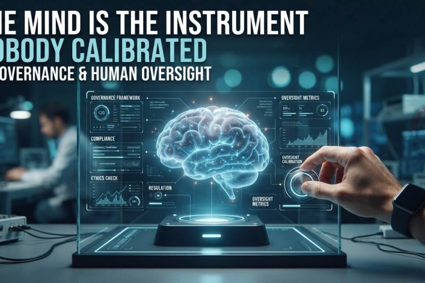 The Mind Is the Instrument Nobody Calibrated: AI Governance and Human Oversight