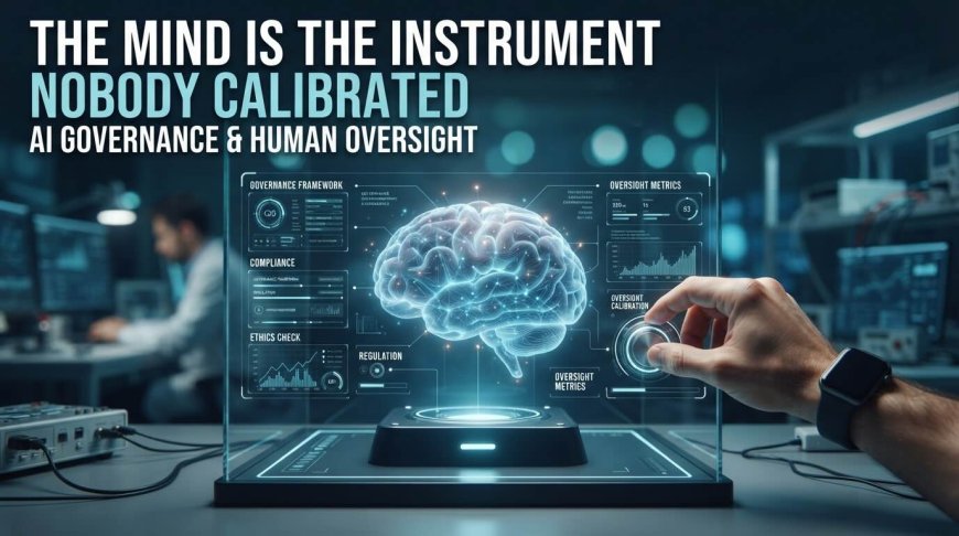 The Mind Is the Instrument Nobody Calibrated: AI Governance and Human Oversight